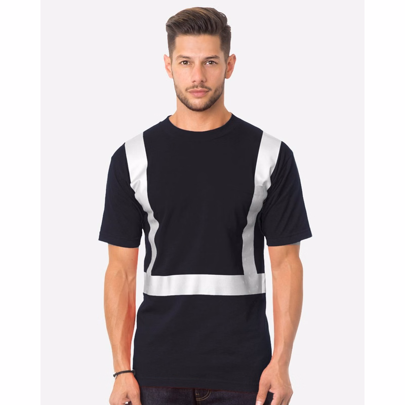 Unisex USA-Made High Visibility Pocket T-Shirt - 3771