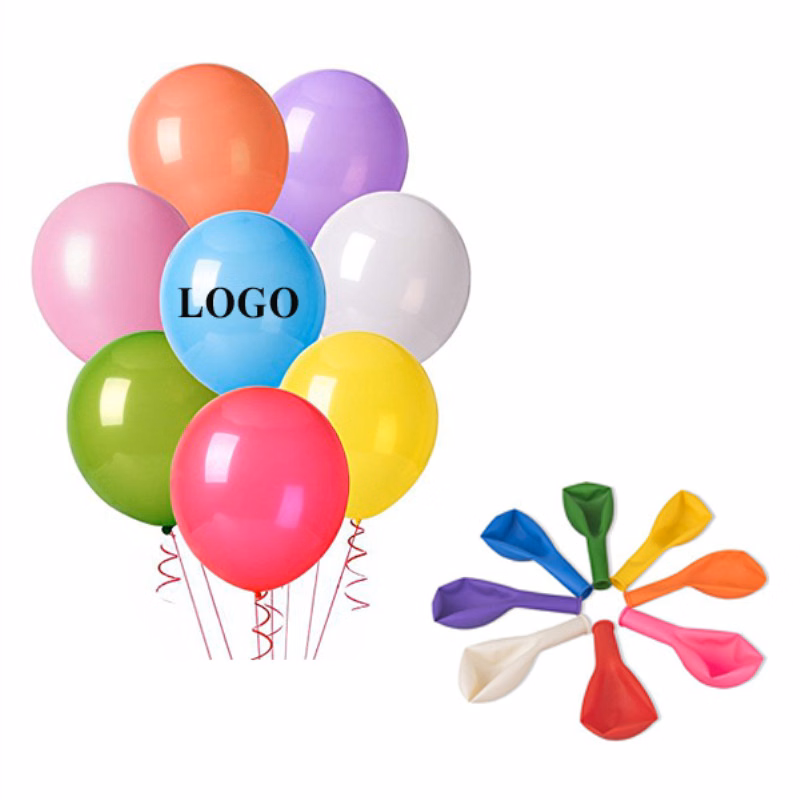12" Colorful Round Party Balloons