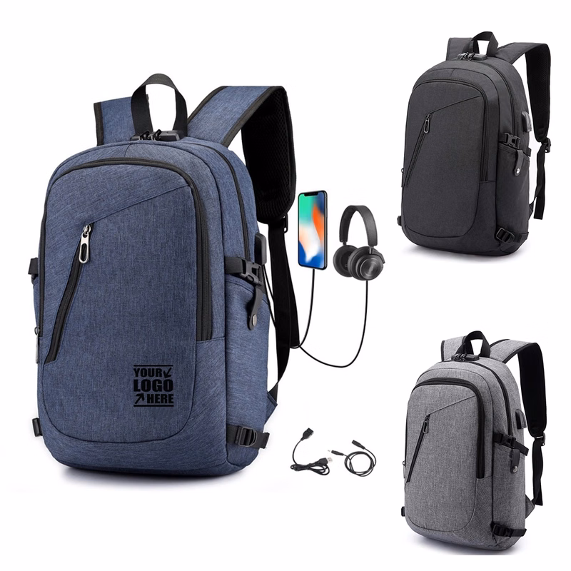 Travel Anti-Theft Laptop Backpack with USB Charging Port