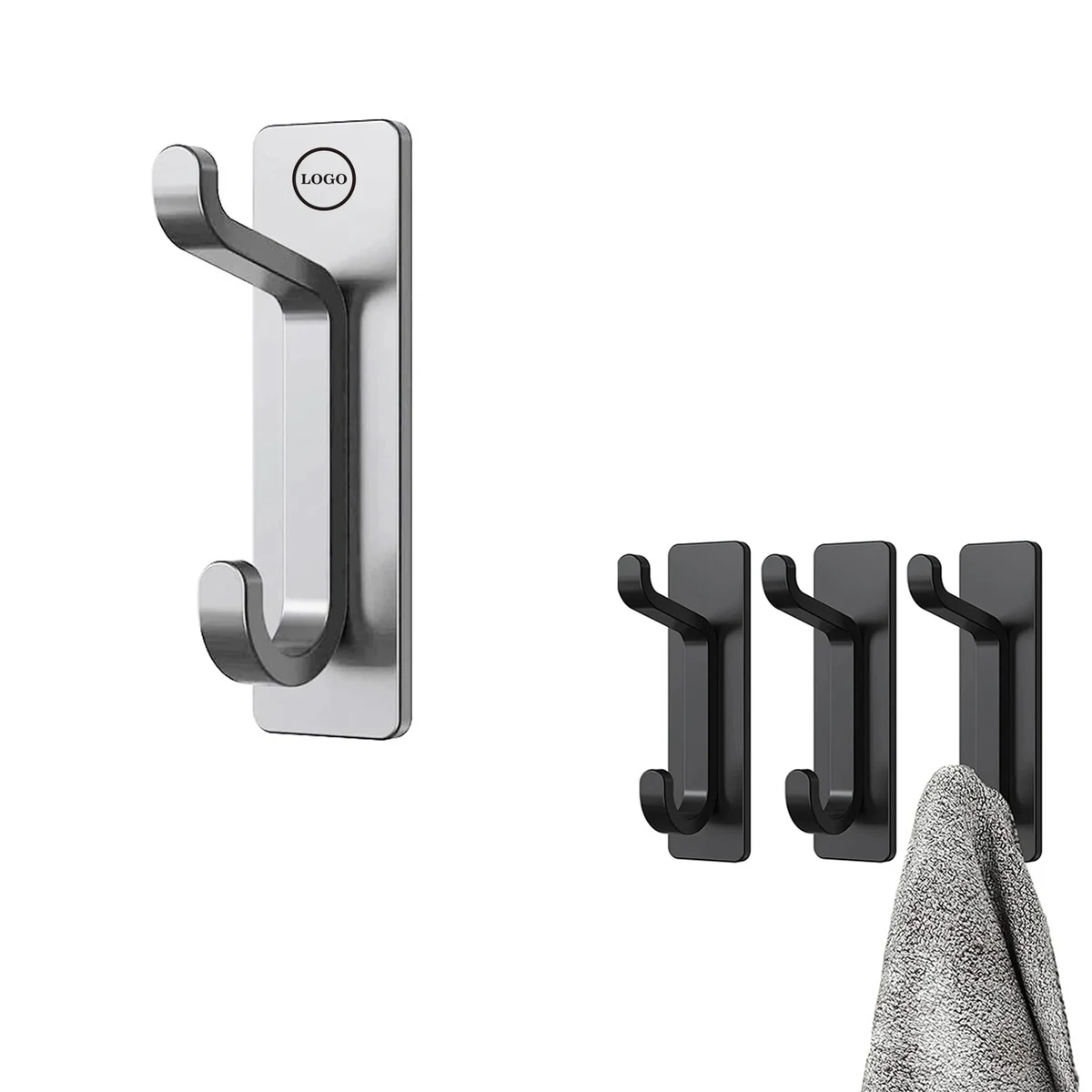 Bathroom Adhesive Towel Hook MOQ 20pcs 1