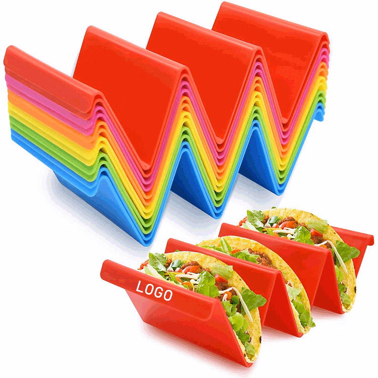 Taco Holder Stands/Colorful Taco Holder Plate/Wave Shape Taco Tray