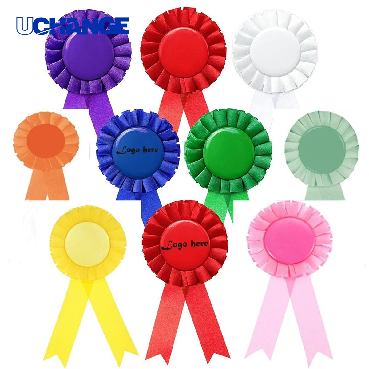 Satin Award Ribbon Rosette Badge 1
