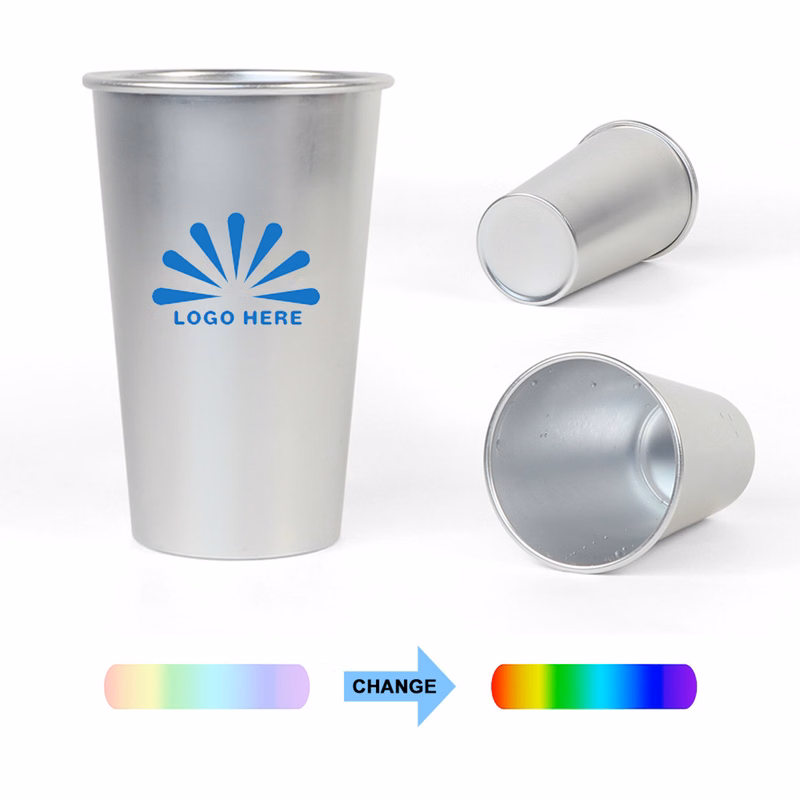 15oz food Grade Color-Changing Aluminum Cup