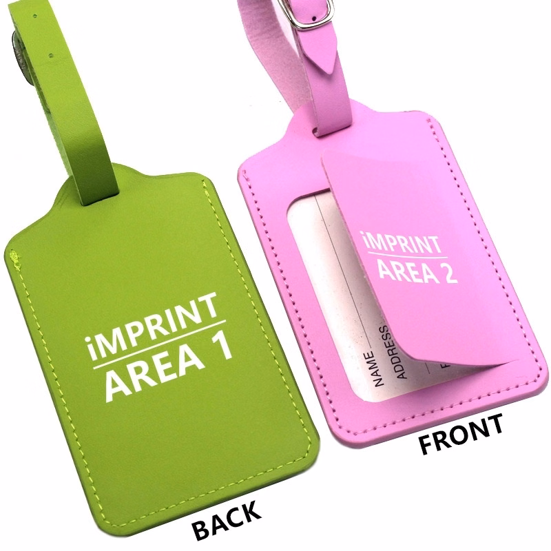 Luggage Tag with Security Flap