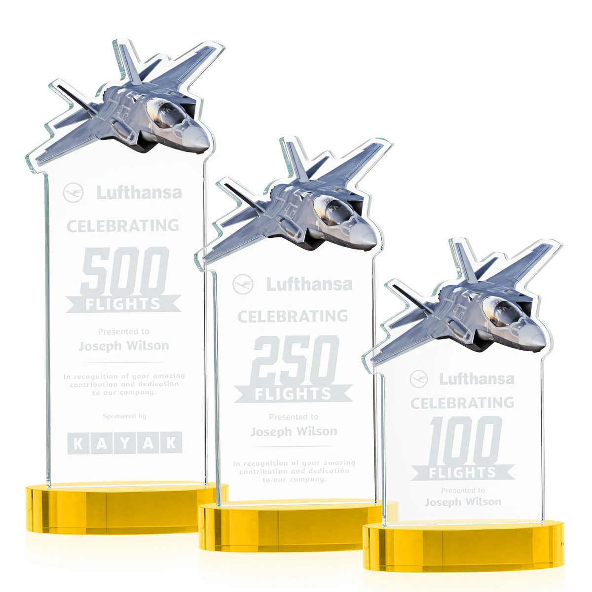 Top Gun Award on Alberton Base - Gold 1