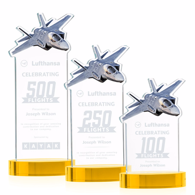 Top Gun Award on Alberton Base - Gold