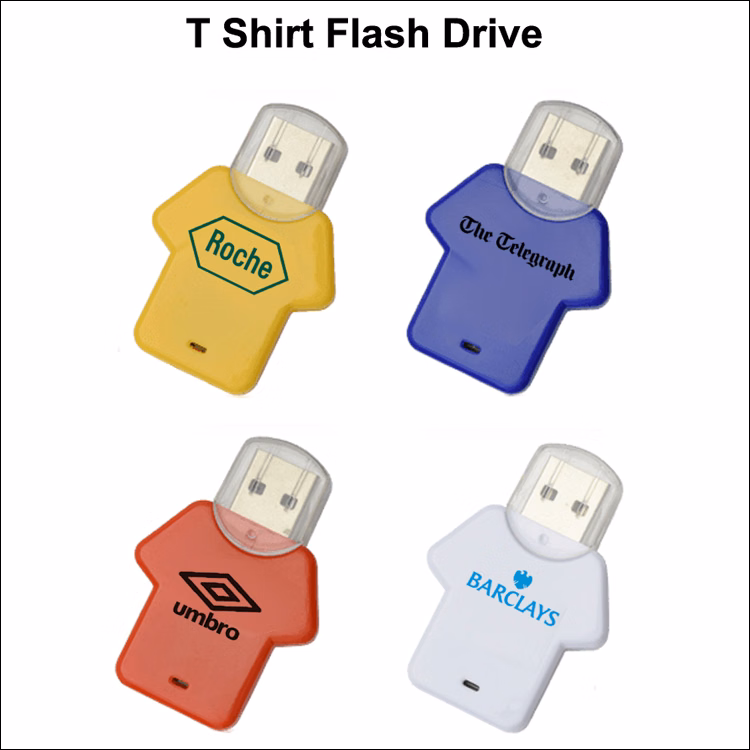 T Shirt Flash Drive / USB - 1 GB Memory