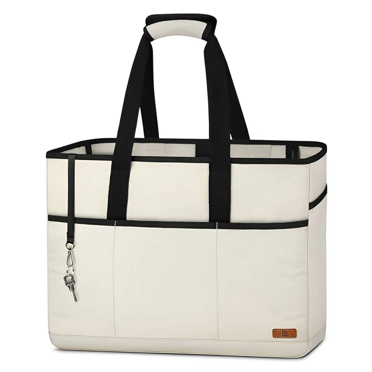 Portable Large Capacity Beach Tote Bag For Women, custom tote bag with logo imprint 1