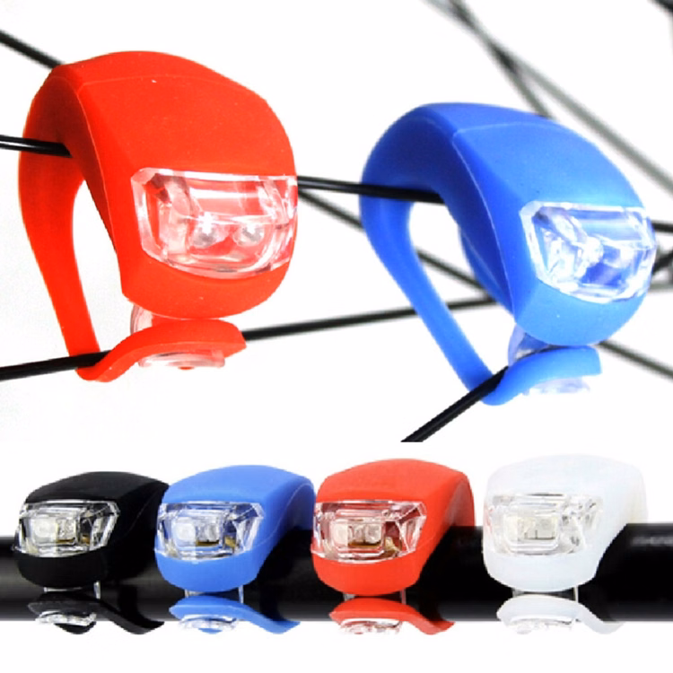 Silicone LED Bicycle Frog Safety Light
