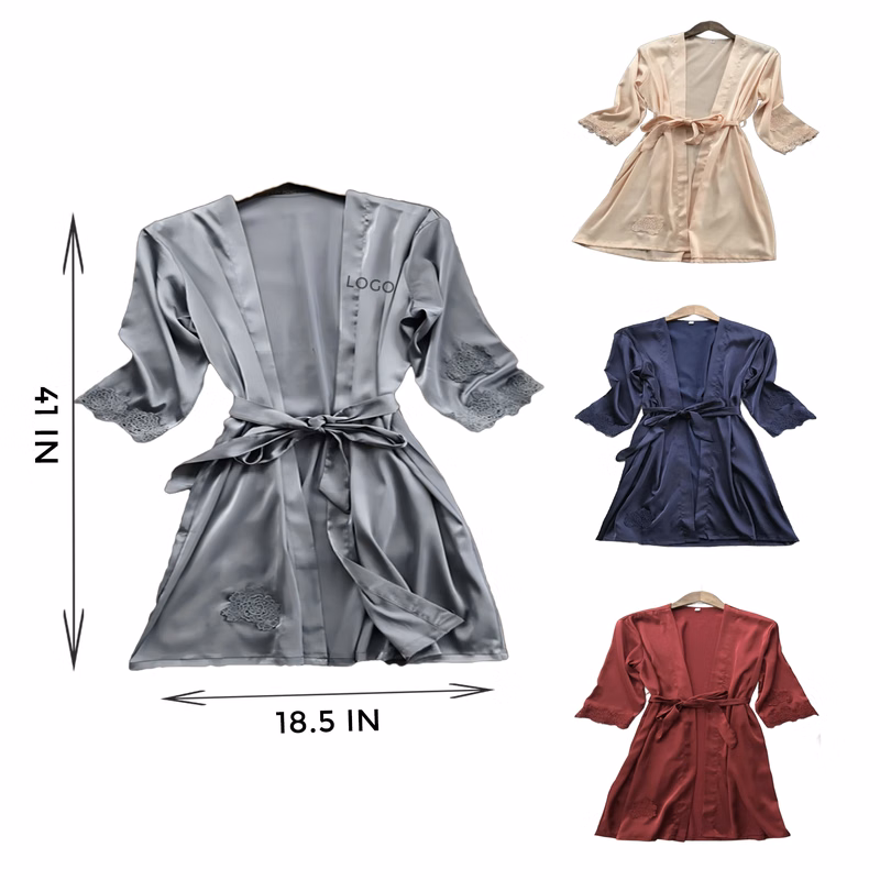MOQ 10 PCS Silk Pajamas