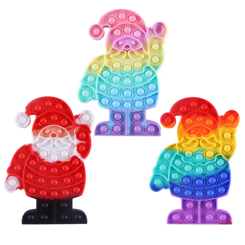 Christmas Santa Claus Push Bubble Fidget Toys 1