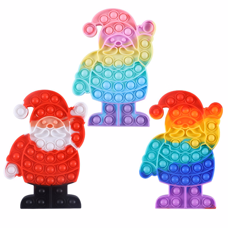 Christmas Santa Claus Push Bubble Fidget Toys