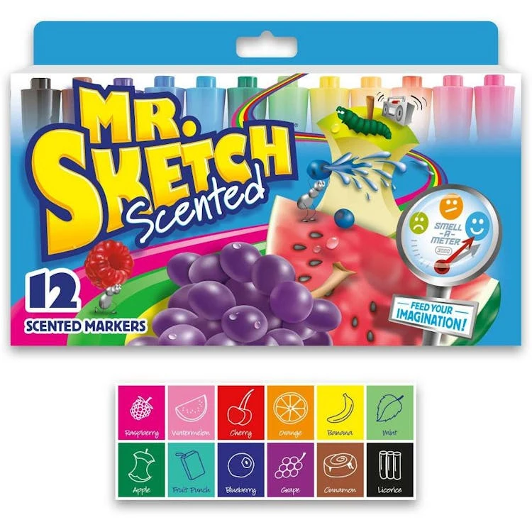 Mr. Sketch Scented Watercolor Markers - 12 Count 1