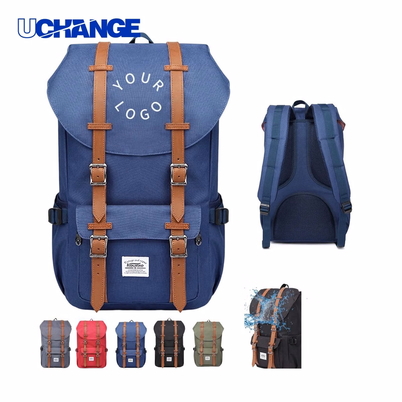 Oxford Laptop Backpack Organizer Breathable Mesh Back Panel