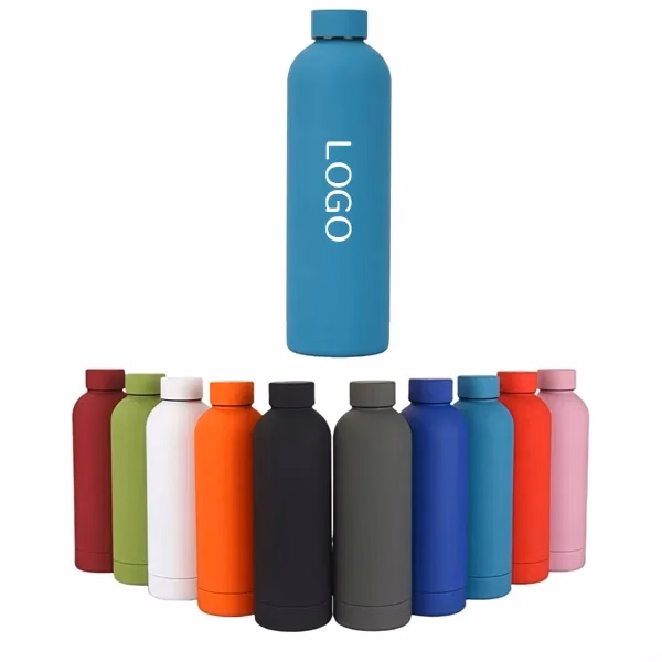 Stainless Steel Insulated Water Bottle with 17 oz Mouth