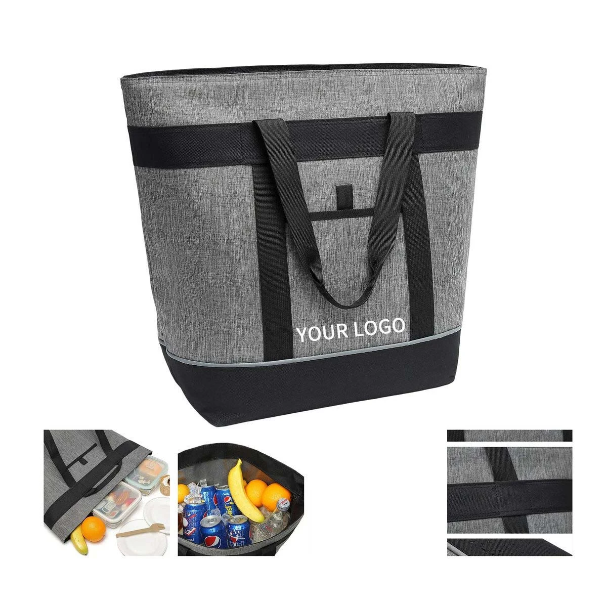 Three Layer Insulated Lunch Bag for Hot and Cold Use 1