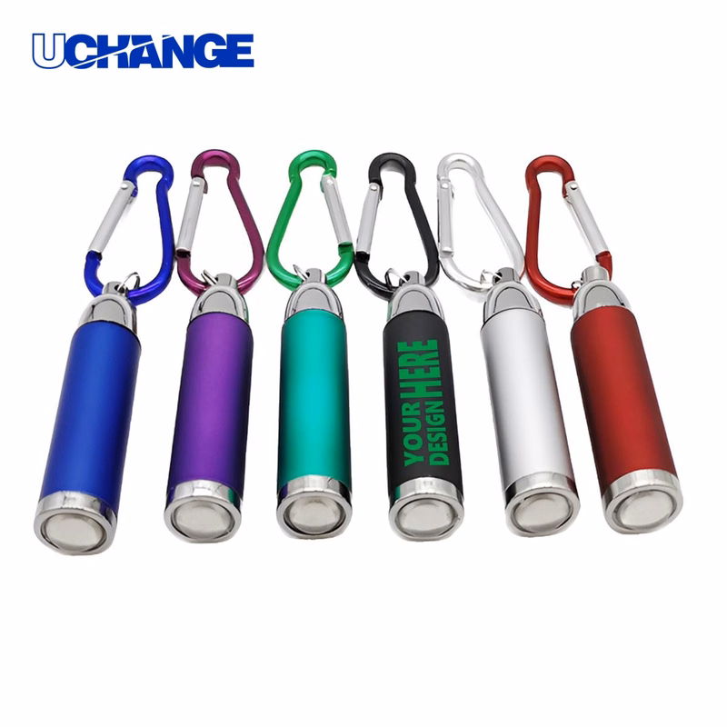 Portable Mini LED Flashlight with Keychain Tool