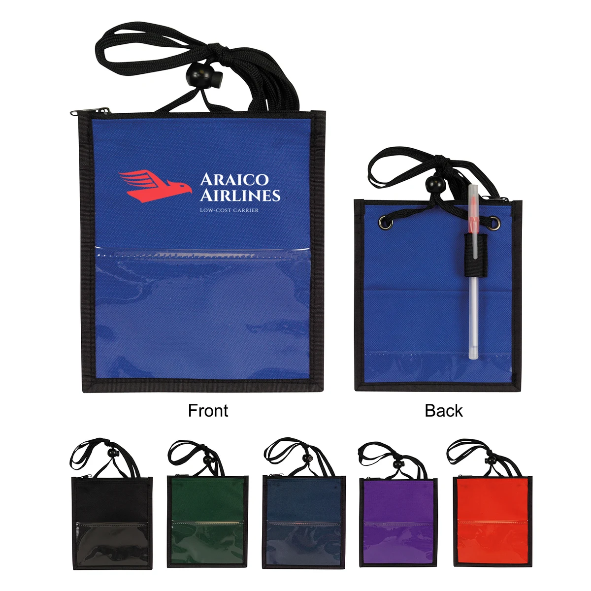 SIMPLE BADGE HOLDER/ PASSPORT POUCH 1