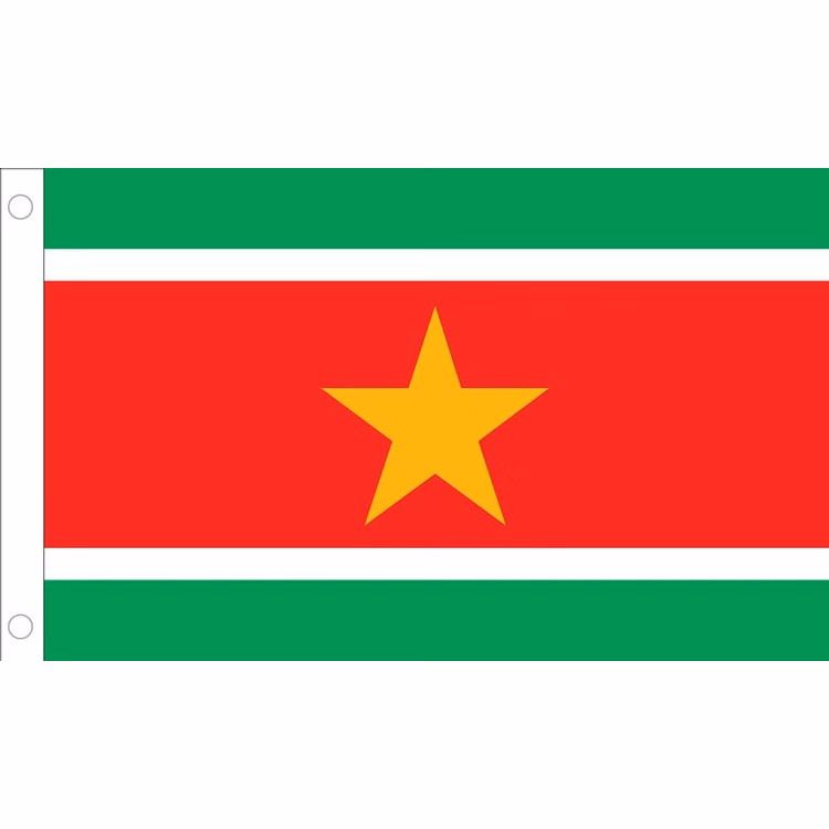 Suriname Flag - 3' x 5' - Nylon