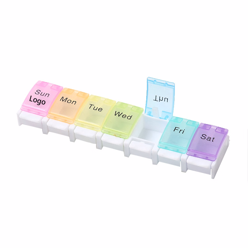 Spring Open Design Weekly Pill Organizer