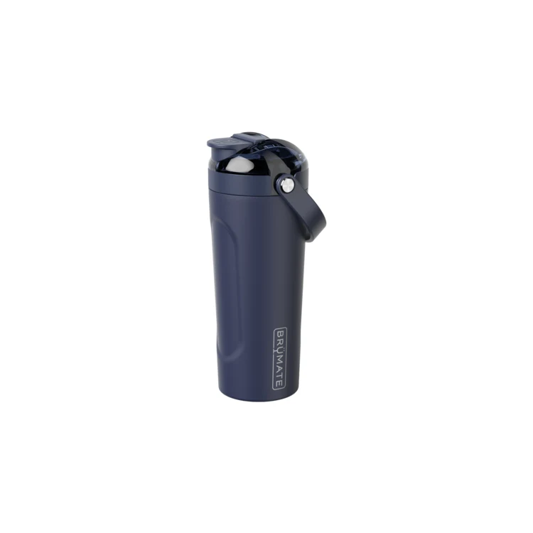 BruMate MultiShaker 25oz - Matte Navy, custom water bottle with logo imprint 1