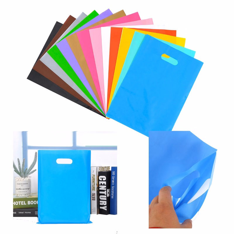 Fold Over Die Cut Handle Bags