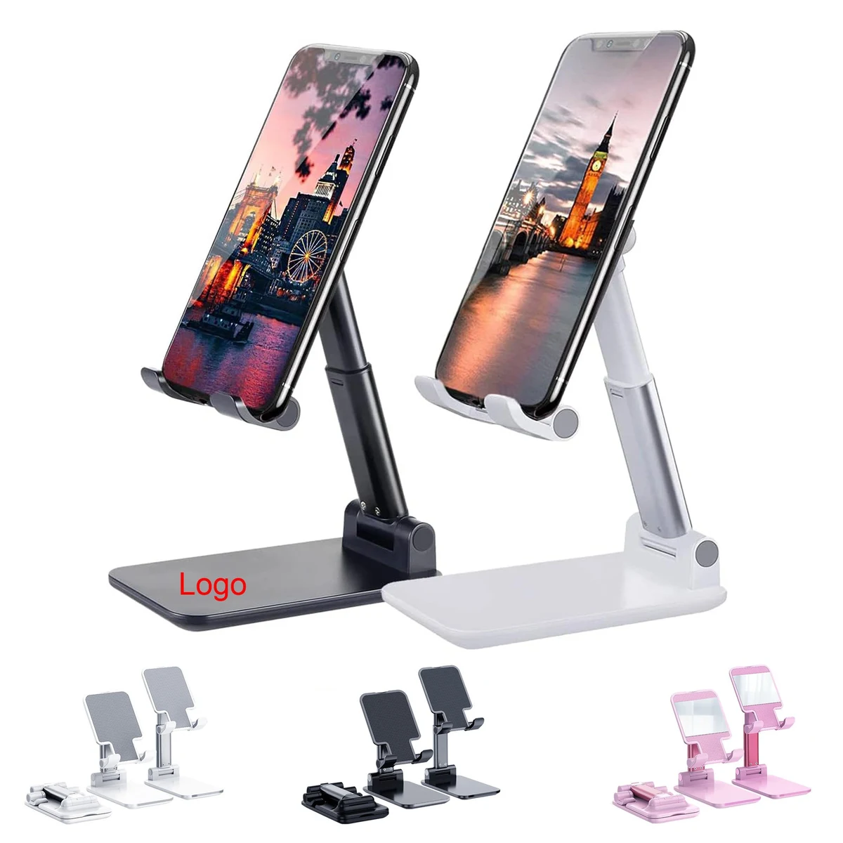 Adjustable Phone Stand for Desk with Height and Angle Adjustment 1
