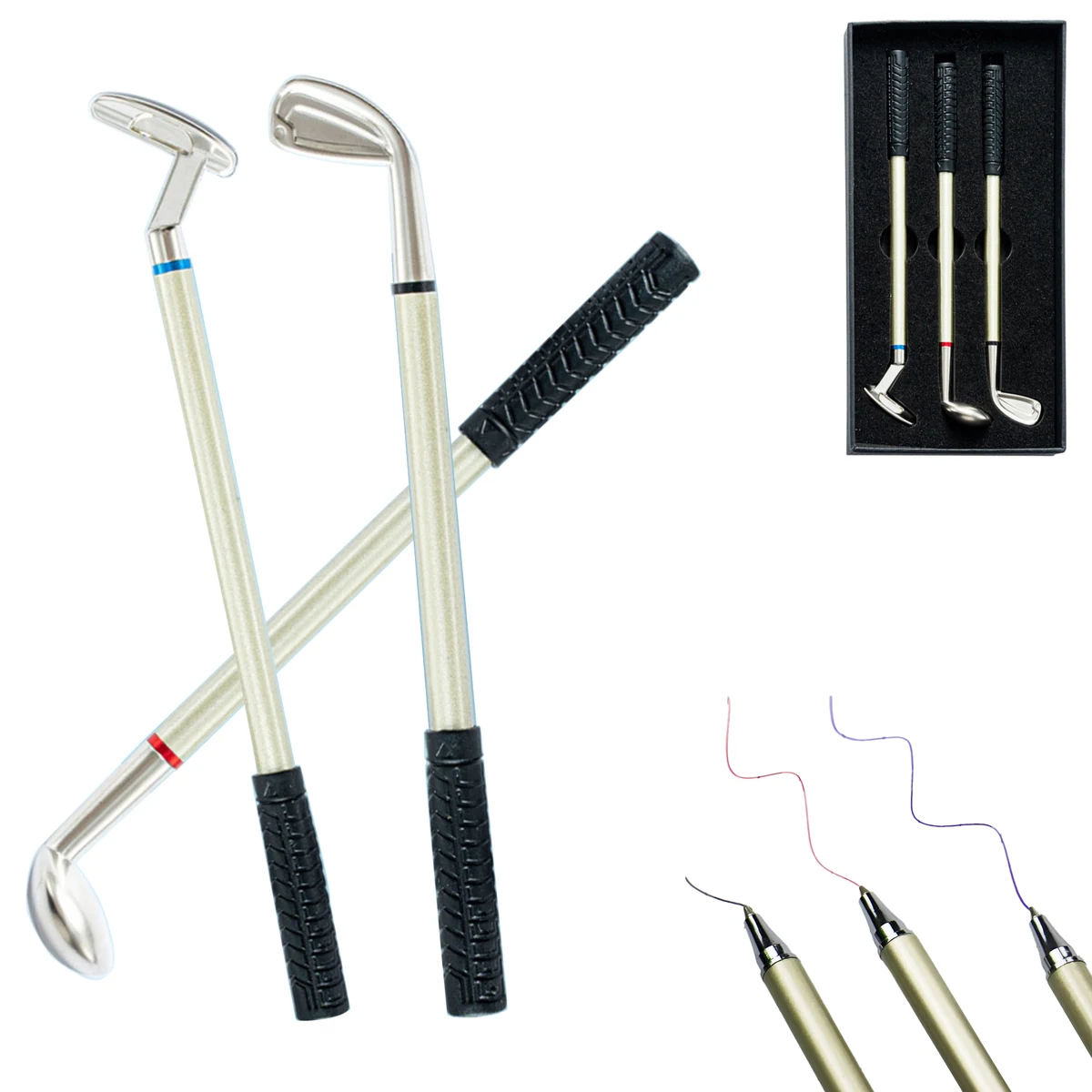 Golf Club Ballpoint Pen Set 1