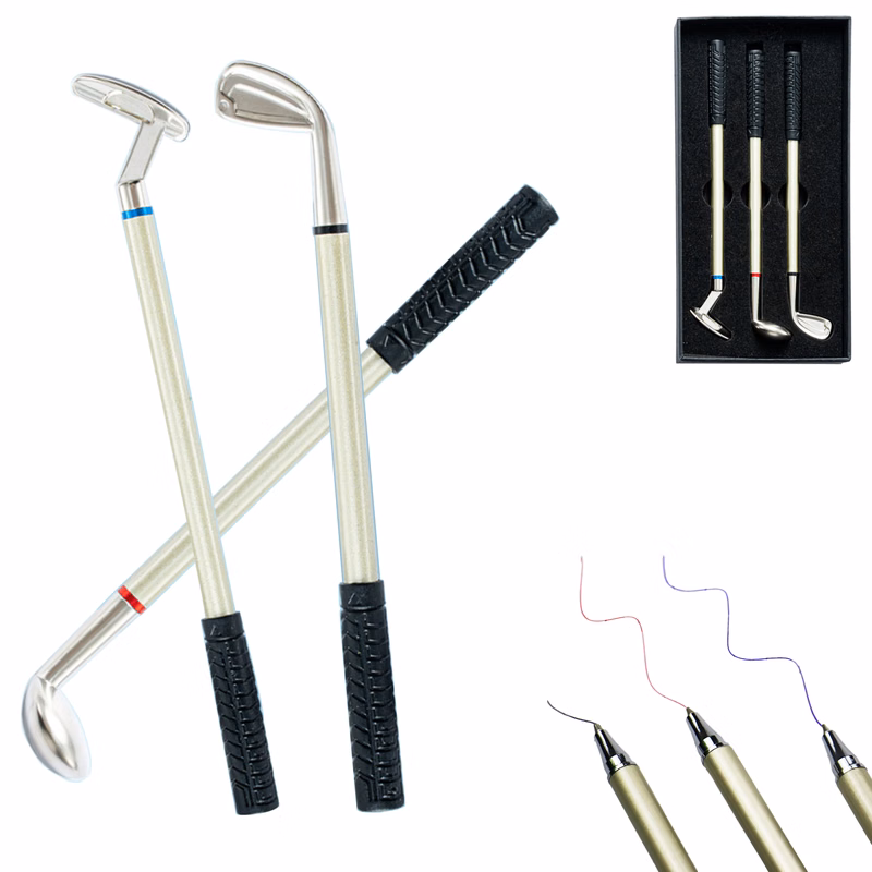 Golf Club Ballpoint Pen Set