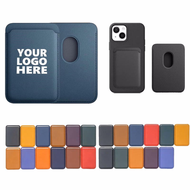 PU Leather Magnetic Phone Wallet Card Holder Case