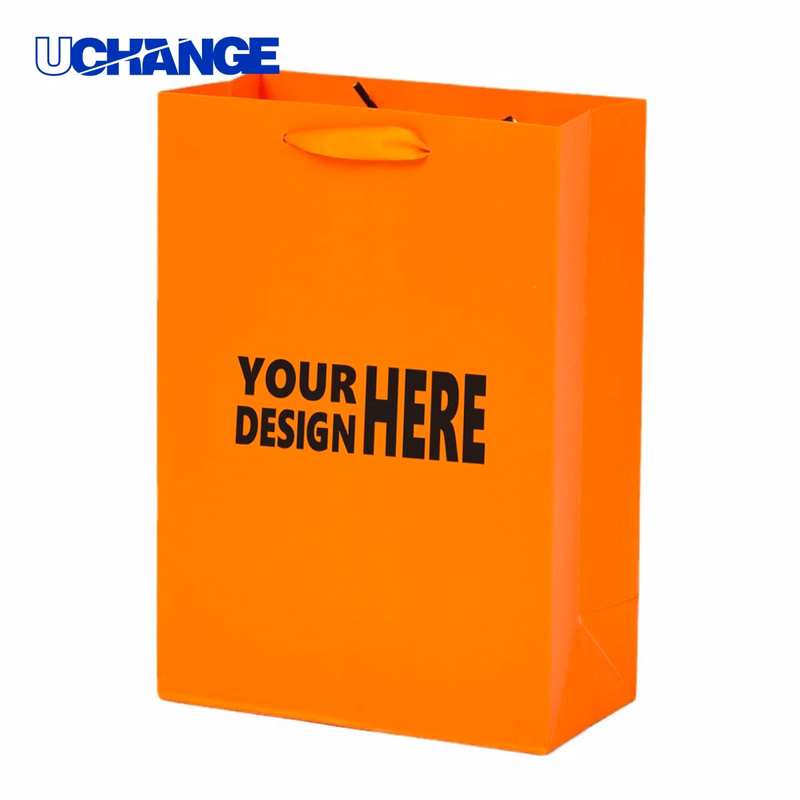 High-End Paper Gift Bag with Handles
