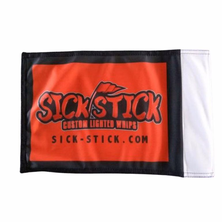 Antenna Flag- Custom Plastic Single Sided