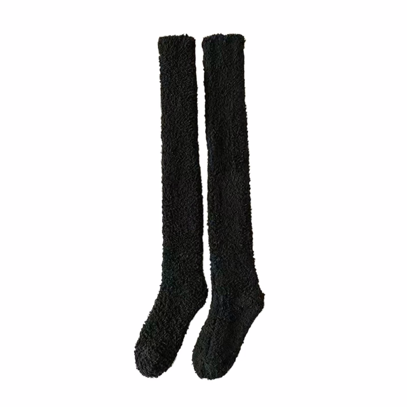 Women's Warm Breathable Knee-High Velvet Socks