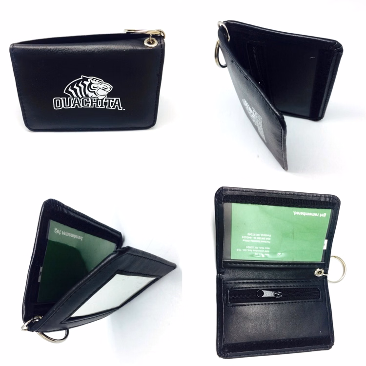 DOUBLE ID HOLER WITH KEY RING