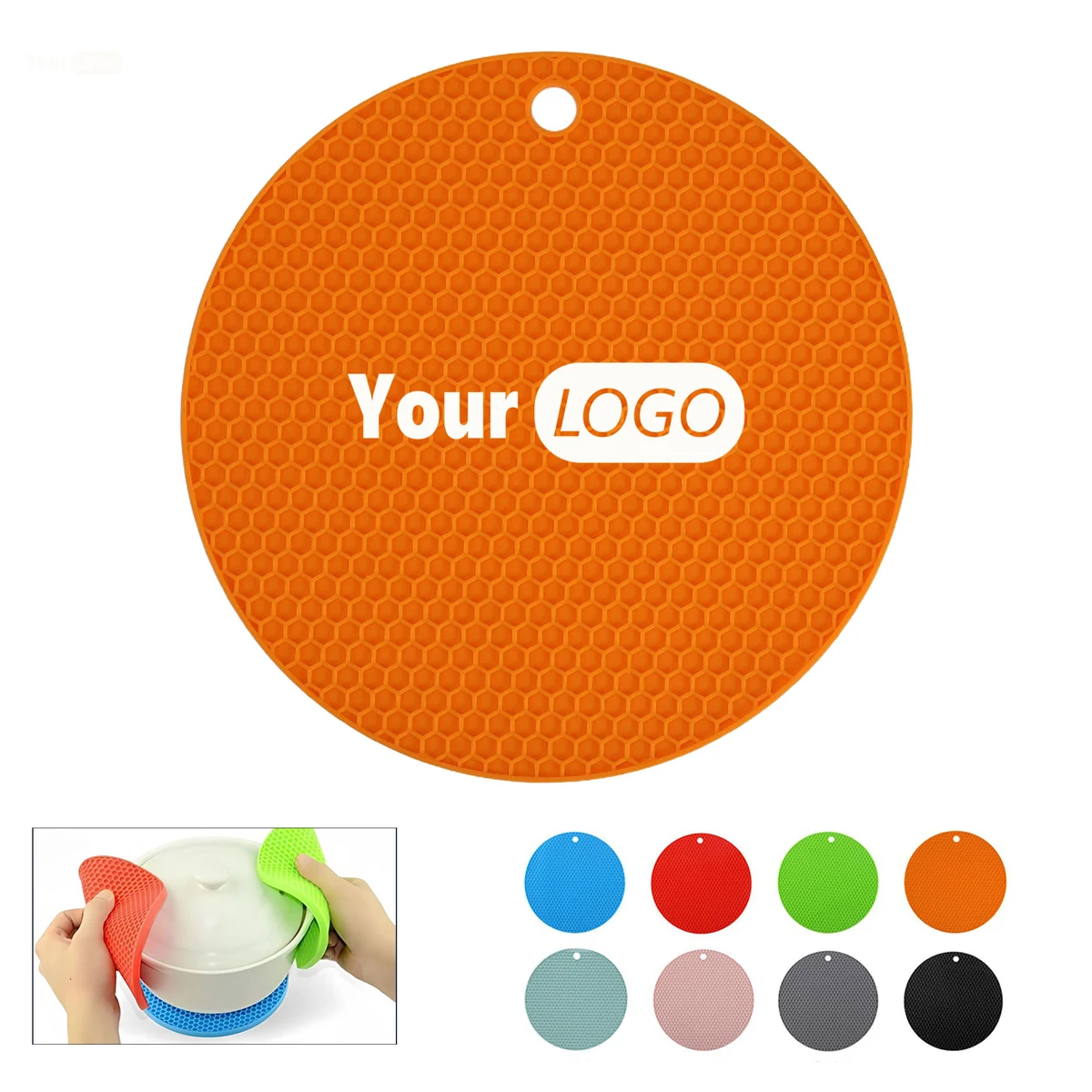 Non-Slip Pot Hot Round Pad 1