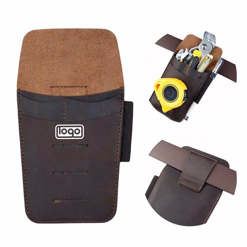 Genuine Leather Belt Tool Pouch