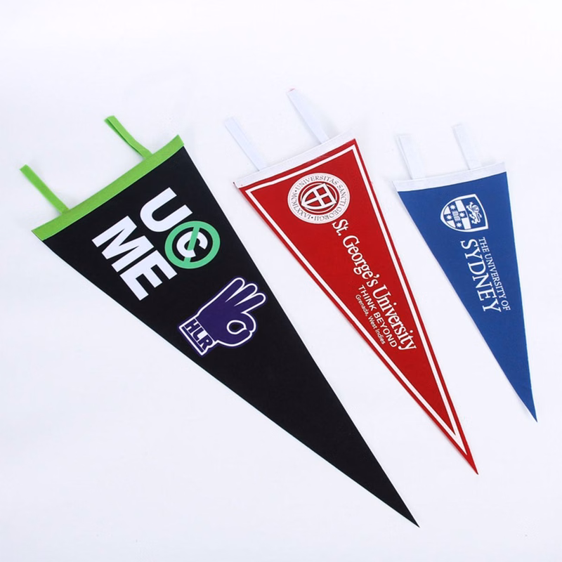 Felt Triangle Pennant Banner For School Decor