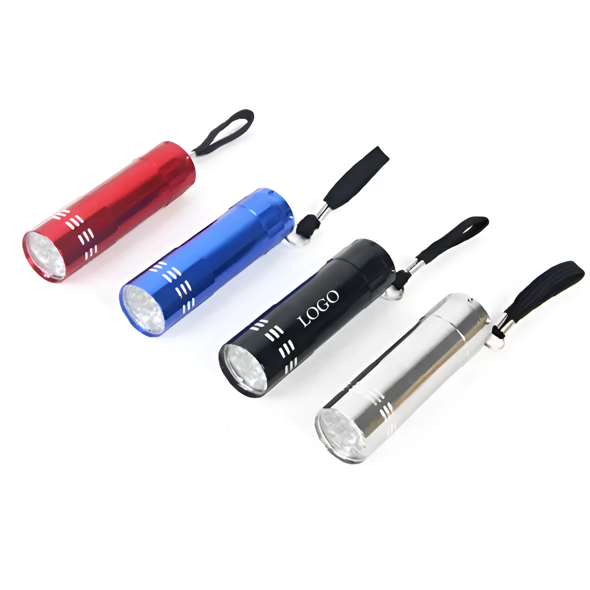 Aluminum Mini Flashlights with Lanyard 1