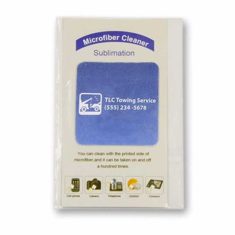 Magic Screen Cleaner Rounded Square w/ Custom Backer Card
