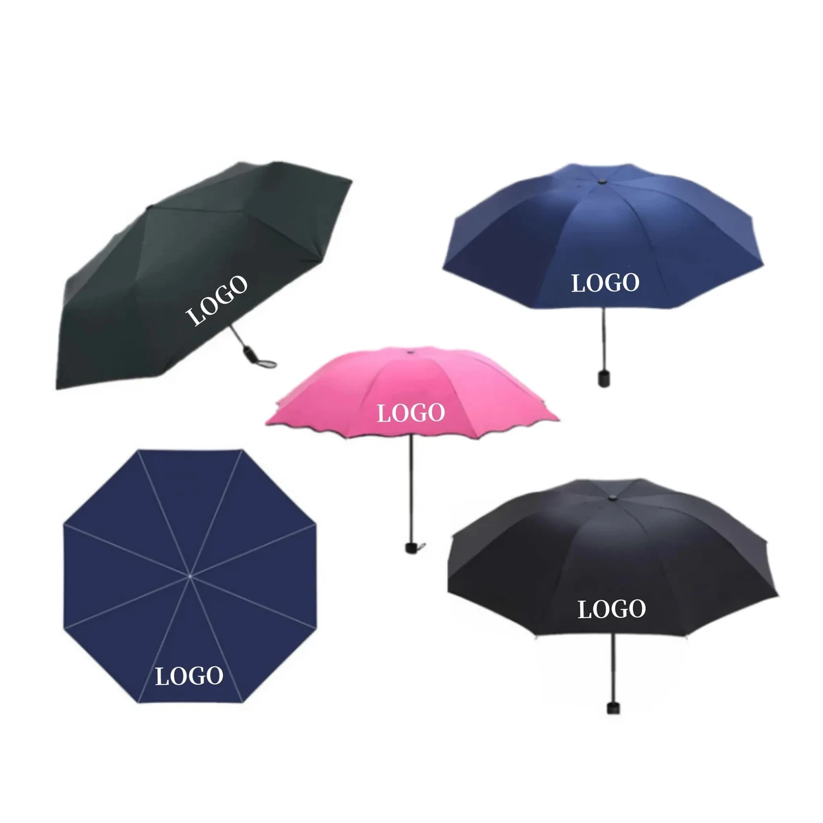 Custom The Compact Folding Umbrella 1