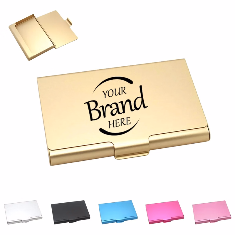 Aluminum Alloy Slim Business Card Holder