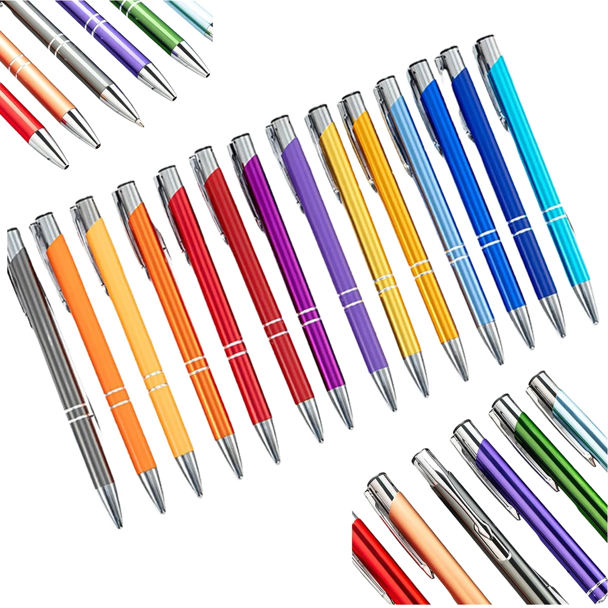 Sleek 1.0mm Metal Ballpoint Pens 1
