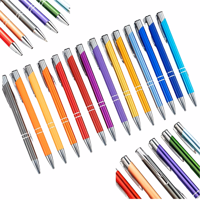 Sleek 1.0mm Metal Ballpoint Pens