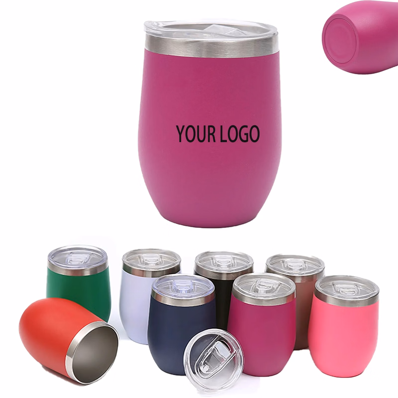 12oz Double Stainless Steel Eggshell Cup