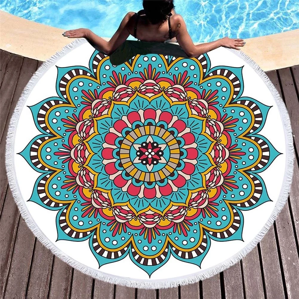 Microfiber Tassel Beach Towel 1