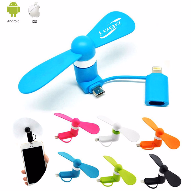 Portable 2 in 1 Cellphone Fan