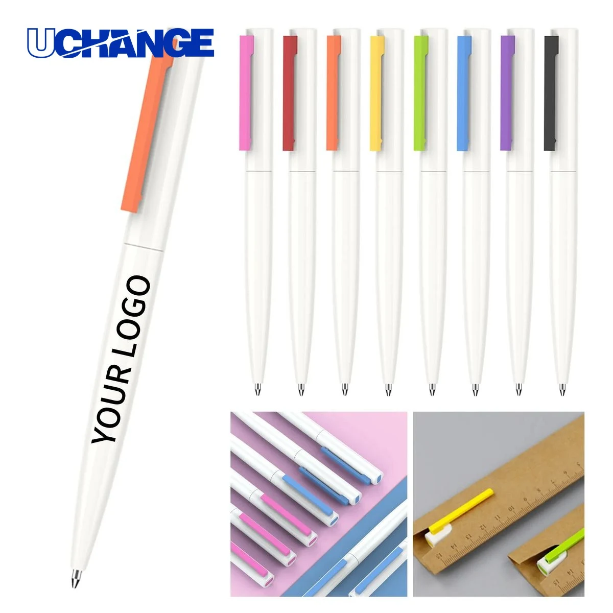 Twist Action Plastic Ballpoint Pen 5.6 Inch 1
