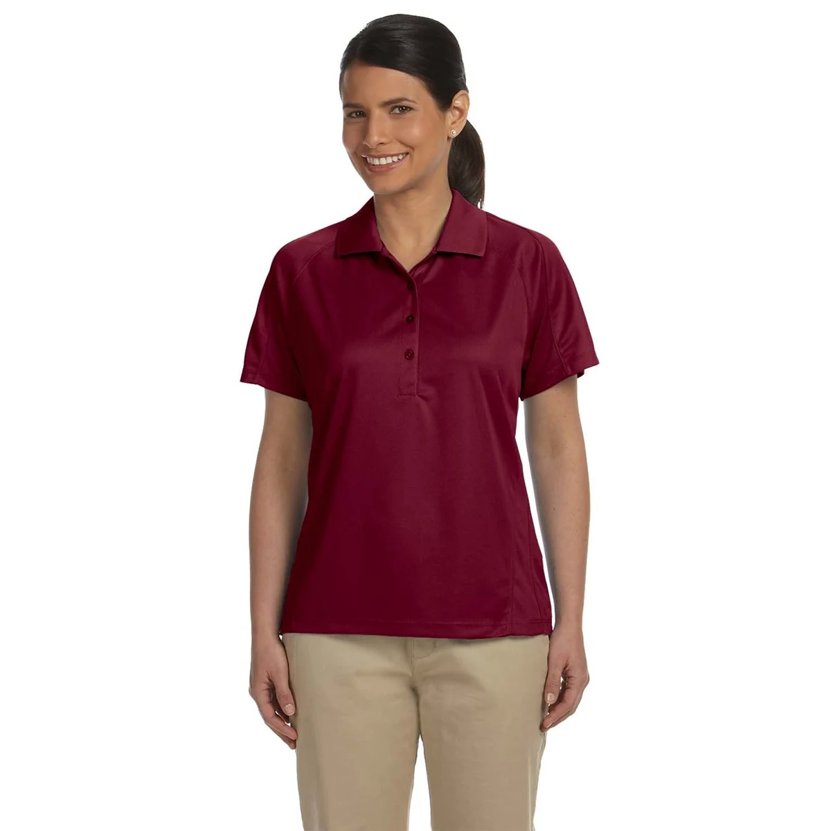 Women's Polytech Mesh Insert Polo - M374W 1