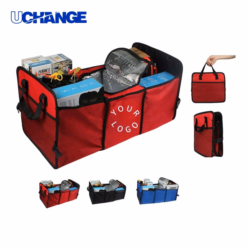 Trunk Organizer with Insulated Cooler Storage
