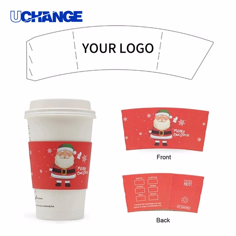 Paper Cup Sleeve Wrap Insulated Design